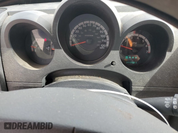 2007 Dodge Nitro SXT with VIN 1D8GU28K77W550017, listed as a Copart auction lot 56302935 with 111,481 mi miles and Clean Title. Bid and sale history available at DreamBid. Image 9.