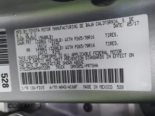 2017 Toyota Tacoma SR5 с VIN 3TMCZ5AN4HM093205, выставлен на аукционе IAAI как лот 42317012 с пробегом 133 638 миль миль и . История ставок и продаж доступна на DreamBid. Изображение 9.