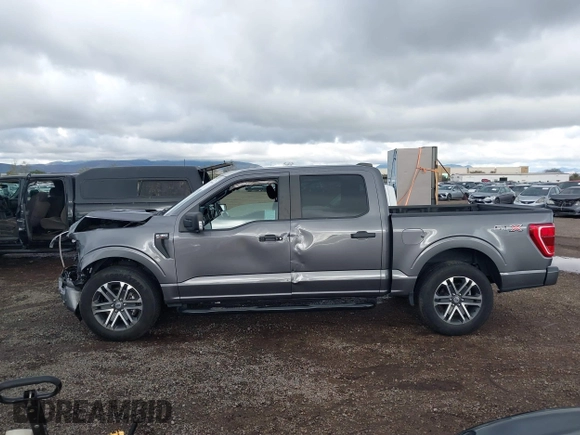 2021 Ford F-150 XL with VIN 1FTEW1CPXMFC34281, listed as a IAAI auction lot 41765916 with 115,370 mi miles. Bid and sale history available at carsss.com. Image 14.