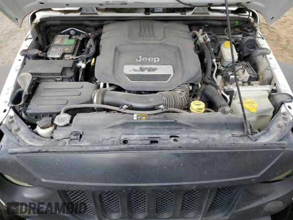 2018 Jeep Wrangler JK Unlimited Sport S with VIN 1C4HJWDG5JL864679, listed as a Copart auction lot 76408744 with 77,728 mi miles and Salvage Title. Bid and sale history available at carsss.com. Image 12.