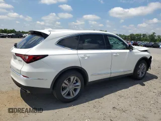 2023 Acura MDX with VIN 5J8YE1H35PL030565, listed as a Copart auction lot 55512284 with 3,977 mi miles and Salvage Title. Bid and sale history available at carsss.com. Image 3.