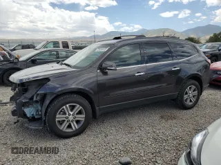 2015 Chevrolet Traverse LT with VIN 1GNKVHKD5FJ388670, listed as a Copart auction lot 63489445 with 112,777 mi miles and Salvage title. Bid and sale history available at DreamBid. Image 1.