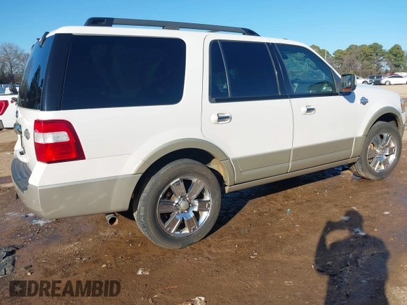 2010 Ford Expedition Eddie Bauer with VIN 1FMJU1H5XAEB21312, listed as a IAAI auction lot 41340462 with 222,850 mi miles and . Bid and sale history available at DreamBid. Image 4.