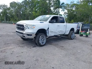 2020 Ram 1500 Big Horn with VIN 1C6RREBT8LN357605, listed as a IAAI auction lot 41937861 with 69,258 mi miles. Bid and sale history available at carsss.com. Image 17.