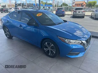 2022 Nissan Sentra SV z VIN 3N1AB8CV4NY261345, wystawiony jako IAAI lot #42472958 z przebiegiem 32 597 mil mil oraz . Historia ofert i sprzedaży dostępna na DreamBid. Obrazek 1.