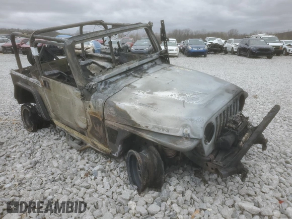 2004 Jeep Wrangler Rubicon with VIN 1J4FA69S74P787812, listed as a Copart auction lot 49821695 with Not provided miles and Salvage title. Bid and sale history available at DreamBid. Image 4.