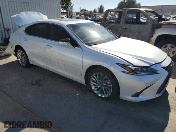 2022 Lexus ES 300h Luxury with VIN 58AEA1C16NU019833, listed as a Copart auction lot 66788484 with Not provided miles and Salvage title. Bid and sale history available at DreamBid. Image 4.