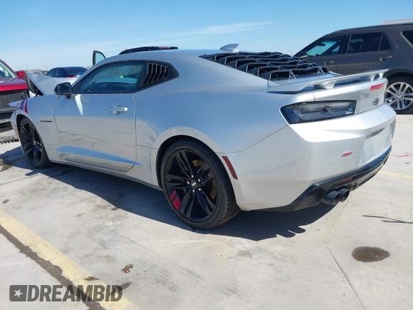 2018 Chevrolet Camaro 2SS with VIN 1G1FH1R78J0124441, listed as a IAAI auction lot 41801315 with 53,937 mi miles and . Bid and sale history available at DreamBid. Image 3.