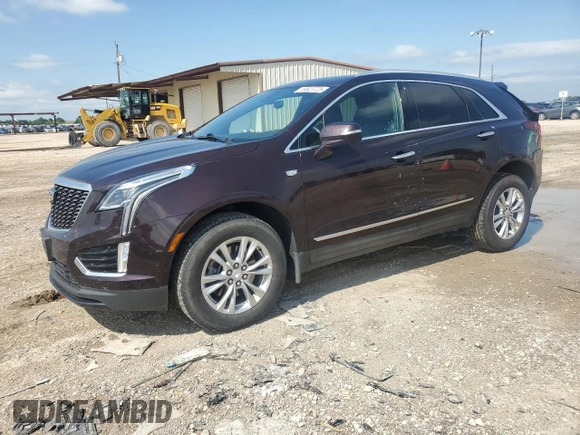 2021 Cadillac XT5 AWD Luxury z VIN 1GYKNBR44MZ162883, wystawiony jako Copart lot #59623725 z przebiegiem 50 006 mil mil oraz Szkoda całkowita • Salvage title. Historia ofert i sprzedaży dostępna na DreamBid. Obrazek 1.