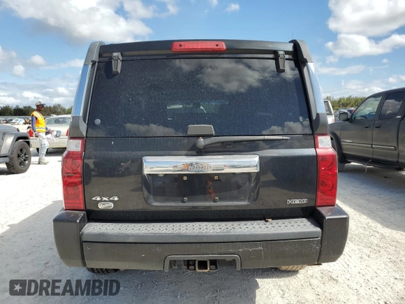 2008 Jeep Commander Overland with VIN 1J8HG68298C167984, listed as a Copart auction lot 75114134 with 0 mi miles and Salvage Title. Bid and sale history available at carsss.com. Image 6.
