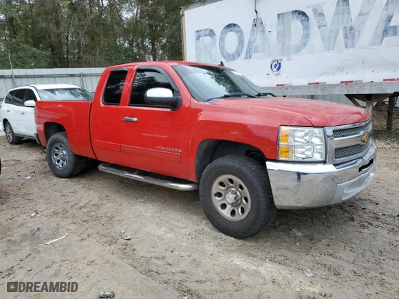 2013 Chevrolet Silverado 1500 LT with VIN 1GCRCSEA9DZ227104, listed as a Copart auction lot 42190775 with 0 mi miles and Salvage Title. Bid and sale history available at carsss.com. Image 4.