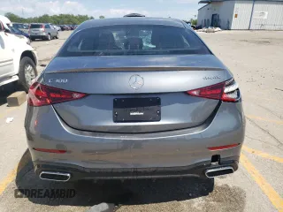 2024 Mercedes-Benz C 300 with VIN W1KAF4HB6RR184794, listed as a Copart auction lot 60930154 with 1,246 mi miles and Salvage Title. Bid and sale history available at DreamBid. Image 6.