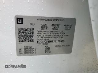 2018 Chevrolet Silverado 1500 LT with VIN 1GCRCREH3JZ172960, listed as a Copart auction lot 45530455 with 121,588 mi miles and Salvage Title. Bid and sale history available at DreamBid. Image 12.