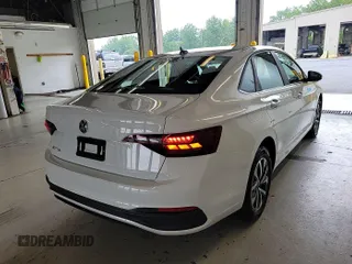 2024 Volkswagen Jetta S with VIN 3VW5M7BU4RM073219, listed as a IAAI auction lot 42734428 with 18,147 mi miles and . Bid and sale history available at DreamBid. Image 1.