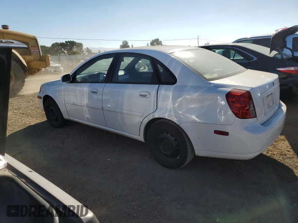 2004 Suzuki Forenza S z VIN KL5JD52Z14K950658, wystawiony jako Copart lot #74824154 z przebiegiem 99 150 mil mil oraz Tytuł czysty. Historia ofert i sprzedaży dostępna na DreamBid. Obrazek 2.