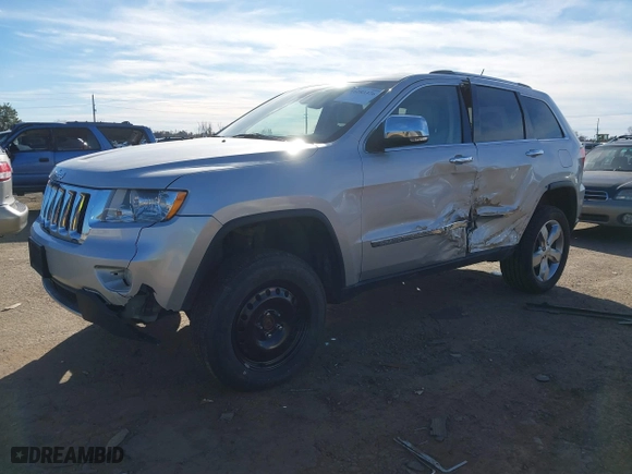 2012 Jeep Grand Cherokee Overland with VIN 1C4RJFCTXCC201422, listed as a IAAI auction lot 41283376 with 93,736 mi miles. Bid and sale history available at carsss.com. Image 17.