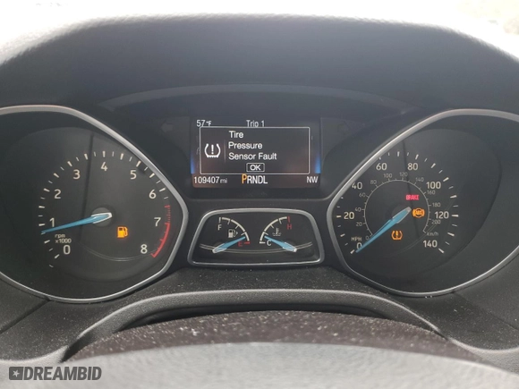 2017 Ford Focus SE with VIN 1FADP3K28HL258649, listed as a Copart auction lot 50304745 with 109,407 mi miles and Salvage Title. Bid and sale history available at carsss.com. Image 9.