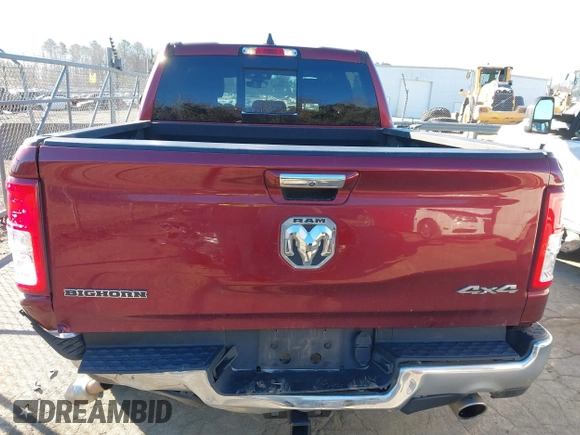2019 Ram 1500 Big Horn/Lone Star with VIN 1C6SRFFT8KN870451, listed as a IAAI auction lot 41639815 with 100,924 mi miles. Bid and sale history available at carsss.com. Image 16.