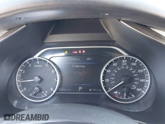 2020 Nissan Murano SV with VIN 5N1AZ2BS1LN104603, listed as a IAAI auction lot 42184170 with 79,916 mi miles and . Bid and sale history available at DreamBid. Image 7.