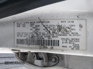 1997 Toyota 4Runner SR5 с VIN JT3GN86R1V0024288, выставлен на аукционе IAAI как лот 41788296 с пробегом 275 697 миль миль и . История ставок и продаж доступна на DreamBid. Изображение 9.