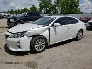 2013 Lexus ES 300h with VIN JTHBW1GG9D2027691, listed as a Copart auction lot 62195145 with 129,880 mi miles and Salvage title. Bid and sale history available at DreamBid. Image 1.