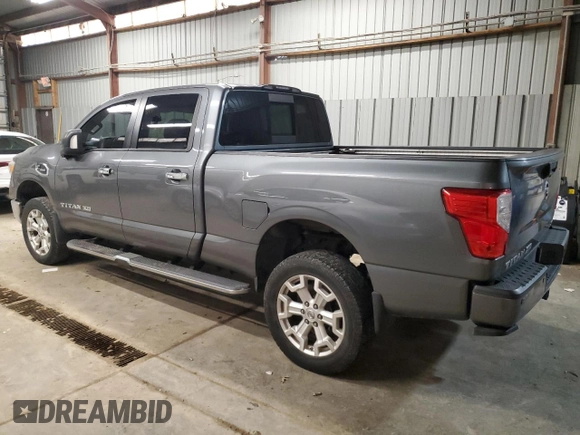 2016 Nissan Titan Platinum Reserve z VIN 1N6BA1F27GN517455, wystawiony jako Copart lot #51257125 z przebiegiem 156 675 mil mil oraz Czysty tytuł • Clean title. Historia ofert i sprzedaży dostępna na DreamBid. Obrazek 2.