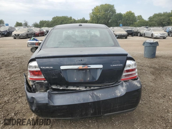 2009 Ford Taurus Limited with VIN 1FAHP25W39G125995, listed as a Copart auction lot 70516134 with 78,626 mi miles and Salvage Title. Bid and sale history available at carsss.com. Image 6.