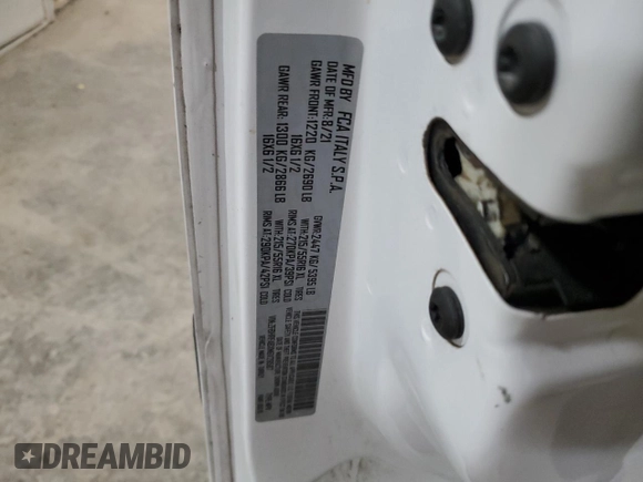 2021 Ram ProMaster City Cargo Tradesman with VIN ZFBHRFABXM6V26587, listed as a Copart auction lot 42603425 with Not provided miles and Salvage title. Bid and sale history available at DreamBid. Image 13.