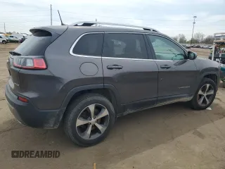 2019 Jeep Cherokee Limited with VIN 1C4PJMDX6KD134940, listed as a Copart auction lot 53674725 with 120,088 mi miles and Salvage title. Bid and sale history available at DreamBid. Image 3.