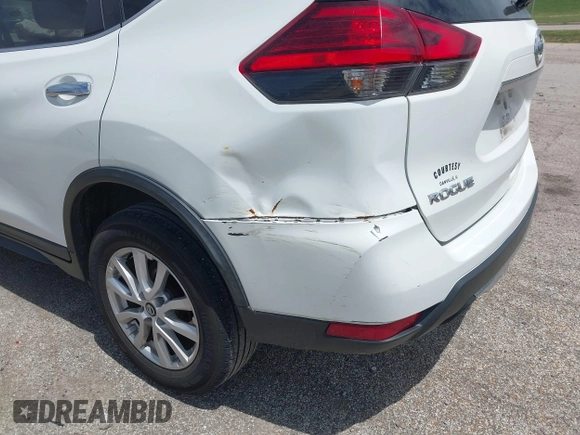 2017 Nissan Rogue SV with VIN KNMAT2MTXHP550384, listed as a IAAI auction lot 42364687 with 158,243 mi miles and . Bid and sale history available at DreamBid. Image 6.