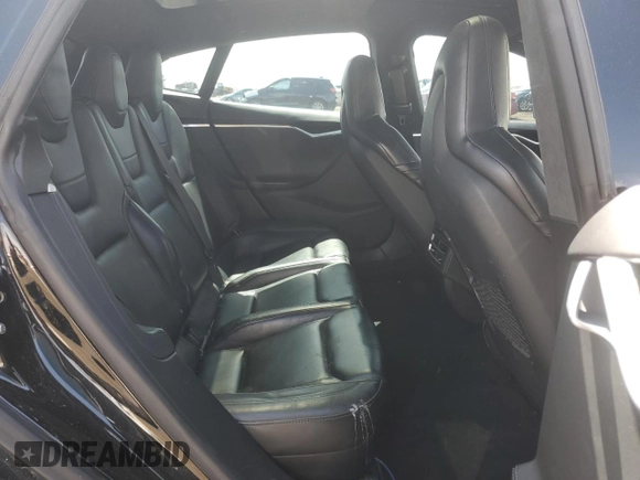 2014 Tesla Model S P85D with VIN 5YJSA1H28EFP63765, listed as a Copart auction lot 50241385 with 100,274 mi miles and Salvage Title. Bid and sale history available at DreamBid. Image 10.