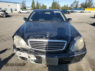 2001 Mercedes-Benz S-Class with VIN WDBNG70J61A199696, listed as a Copart auction lot 46324395 with 0 mi miles and Salvage Title. Bid and sale history available at carsss.com. Image 5.