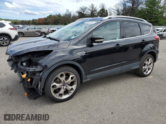 2016 Ford Escape Titanium с VIN 1FMCU9J93GUB78356, выставлен на аукционе Copart как лот 64264715 с пробегом 95 775 миль миль и Списание • Salvage title. История ставок и продаж доступна на DreamBid. Изображение 1.