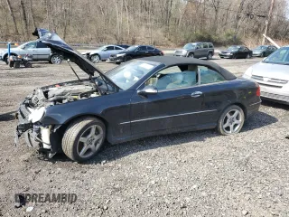 2006 Mercedes-Benz CLK-Class 5.0L with VIN WDBTK75G36T069339, listed as a Copart auction lot 51778065 with 159,613 mi miles and Salvage Title. Bid and sale history available at carsss.com. Image 1.