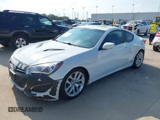 2013 Hyundai Genesis Coupe Premium with VIN KMHHT6KD8DU105294, listed as a IAAI auction lot 42408028 with 148,365 mi miles and . Bid and sale history available at DreamBid. Image 2.