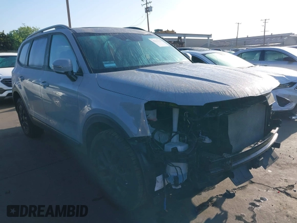 2025 Kia Telluride SX-Prestige X-Line with VIN 5XYP5DGCXSG579857, listed as a IAAI auction lot 42213332 with 4,738 mi miles and . Bid and sale history available at DreamBid. Image 1.