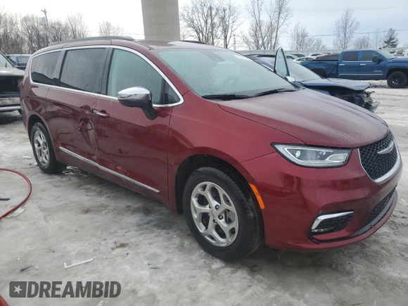 2023 Chrysler Pacifica Limited with VIN 2C4RC3GG5PR600273, listed as a Copart auction lot 46516335 with 34,057 mi miles and Non repairable. Bid and sale history available at DreamBid. Image 4.