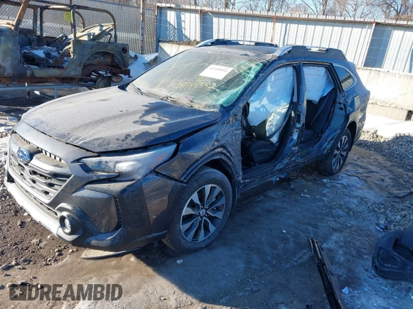 2025 Subaru Outback Touring with VIN 4S4BTAPC2S3136066, listed as a IAAI auction lot 42030379 with 4,419 mi miles and . Bid and sale history available at DreamBid. Image 2.