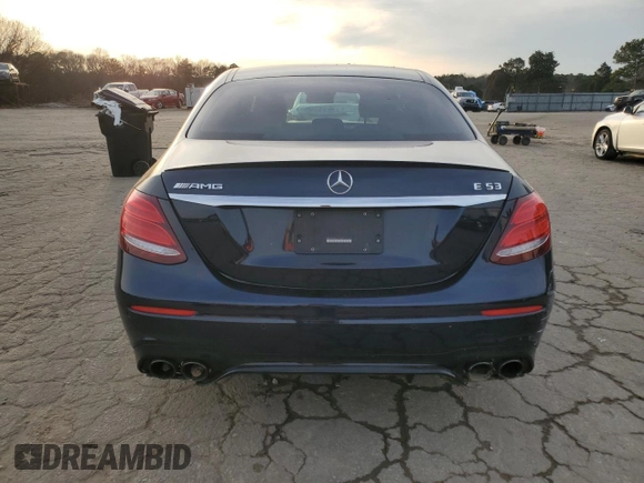 2020 Mercedes-Benz E AMG E 53 with VIN WDDZF6BB1LA710679, listed as a Copart auction lot 42975185 with Not Provided miles and Salvage Title. Bid and sale history available at carsss.com. Image 6.