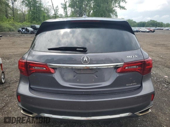 2018 Acura MDX with VIN 5J8YD4H36JL020199, listed as a Copart auction lot 58583595 with 112,602 mi miles and Salvage title. Bid and sale history available at DreamBid. Image 6.