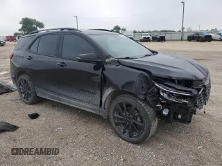 2022 Chevrolet Equinox RS with VIN 2GNAXWEVXN6129005, listed as a Copart auction lot 54504955 with 56,230 mi miles and Salvage title. Bid and sale history available at DreamBid. Image 4.