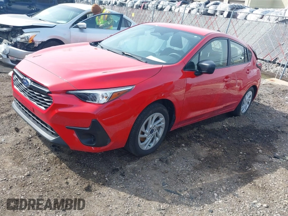 2024 Subaru Impreza with VIN JF1GUABC4R8879894, listed as a IAAI auction lot 41933734 with 6,690 mi miles and . Bid and sale history available at DreamBid. Image 18.