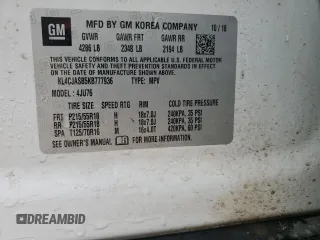 2019 Buick Encore Preferred with VIN KL4CJASB5KB777936, listed as a Copart auction lot 51341305 with 113,437 mi miles and Salvage Title. Bid and sale history available at carsss.com. Image 13.