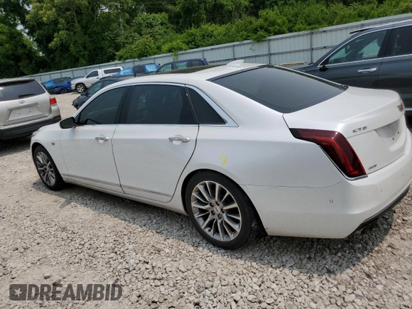 2017 Cadillac CT6 Premium Luxury AWD with VIN 1G6KF5RS4HU140696, listed as a Copart auction lot 59278895 with 131,703 mi miles and Salvage title. Bid and sale history available at DreamBid. Image 2.