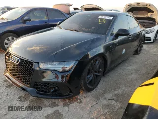 2018 Audi S7 Premium Plus with VIN WAUWFAFC2JN018243, listed as a Copart auction lot 76767264 with 0 mi miles and Non Repairable. Bid and sale history available at carsss.com. Image 1.