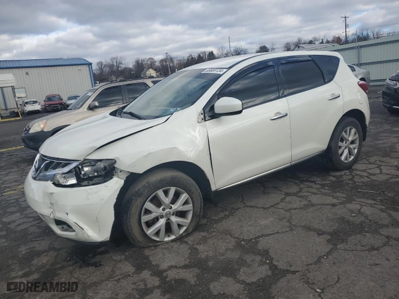 2011 Nissan Murano LE with VIN JN8AZ1MW0BW164593, listed as a Copart auction lot 85669134 with 104,214 mi miles and Salvage Title. Bid and sale history available at carsss.com. Image 1.