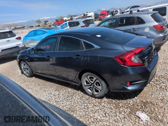 2017 Honda Civic Sedan LX with VIN 2HGFC2F51HH572008, listed as a Copart auction lot 51002125 with 103,088 mi miles and Salvage Title. Bid and sale history available at carsss.com. Image 2.