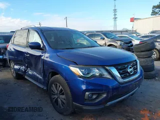 2020 Nissan Pathfinder SL with VIN 5N1DR2CN0LC578639, listed as a IAAI auction lot 41640318 with 86,227 mi miles. Bid and sale history available at carsss.com. Image 1.
