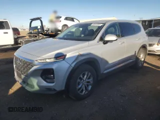 2019 Hyundai Santa Fe SEL with VIN 5NMS3CAD0KH053609, listed as a Copart auction lot 88944965 with 63,013 mi miles and Salvage Title. Bid and sale history available at carsss.com. Image 1.