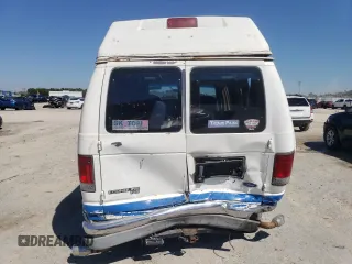 1997 Ford Econoline Commercial with VIN 1FDEE1463VHB51558, listed as a Copart auction lot 48181825 with 127,125 mi miles and Salvage Title. Bid and sale history available at carsss.com. Image 6.